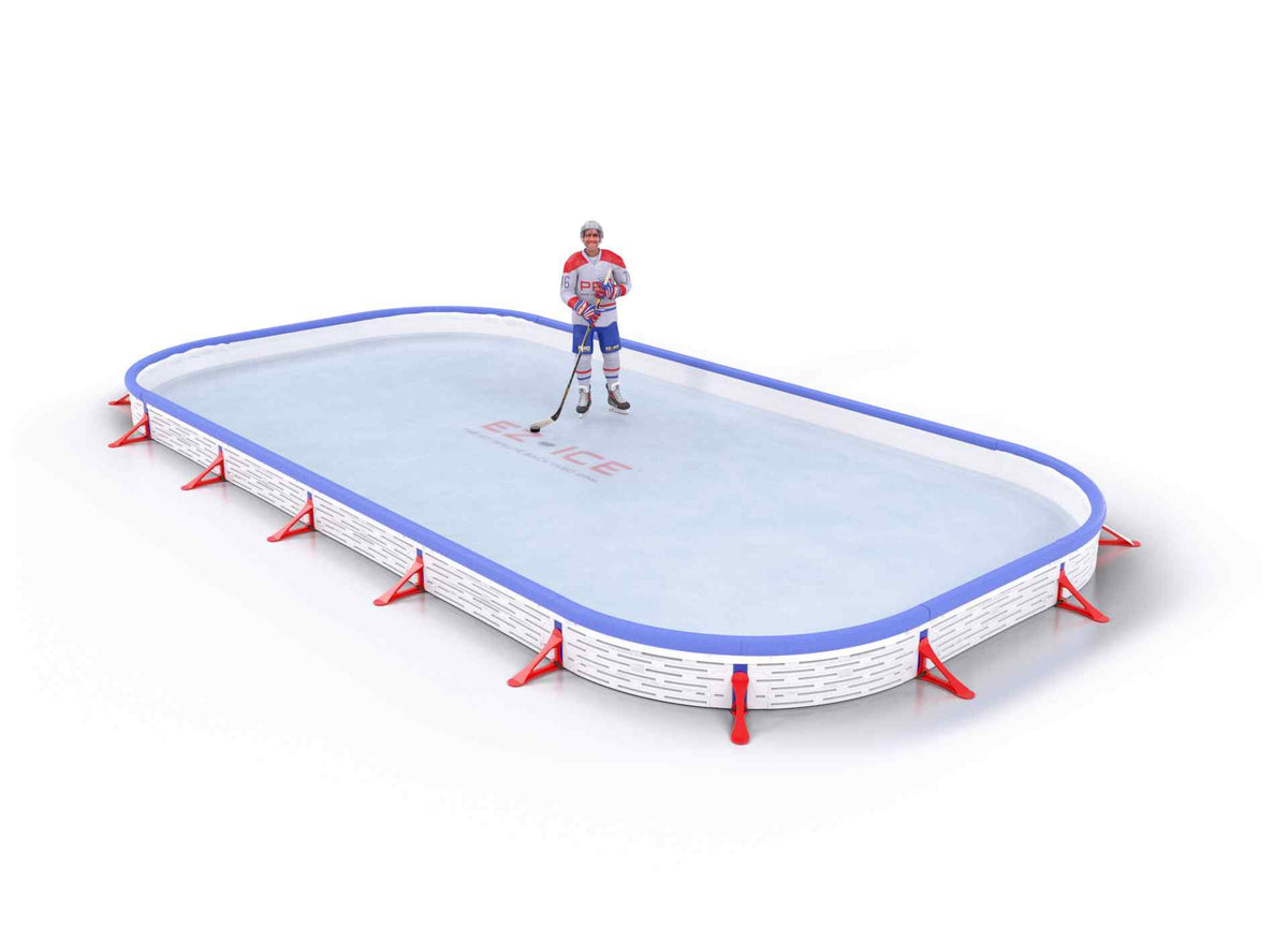 EZ ICE PRO Home Arena System ™ – Upgrade from [PRO // 15ft * 15ft // Classic-Classic-Classic // Round Corners // No Bumpers] to [PRO // 15ft * 30ft // Classic-Classic-Classic // Round Corners // With Bumpers] - WUP000040070