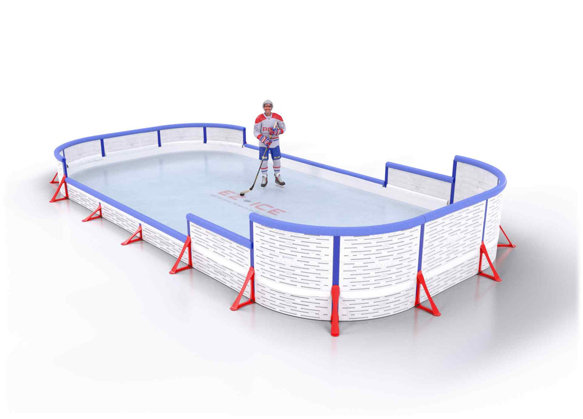 EZ ICE PRO Home Arena System ™ – Upgrade from [PRO // 15ft * 30ft // Classic-Classic-Classic // Round Corners // With Bumpers] to [PRO // 15ft * 30ft // Double-Classic-Arena // Round Corners // With Bumpers] - WUP000040352