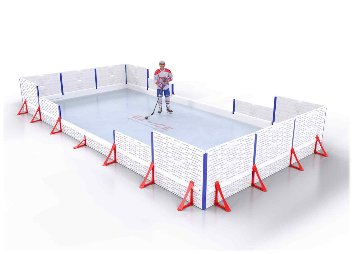 EZ ICE PRO Home Arena System ™ – New Rink: [PRO // 10ft * 10ft // Arena-Classic-Arena // Square Corners // No Bumpers] - 010010ACASXX