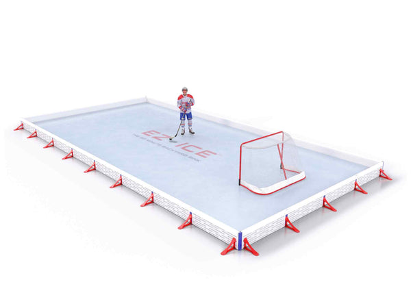EZ ICE PRO Home Arena System ™ – Upgrade from [EZ ICE Quick Start Kit] to [PRO // 20ft * 40ft // Classic-Classic-Classic // Square Corners // No Bumpers] - WUPQSK039999