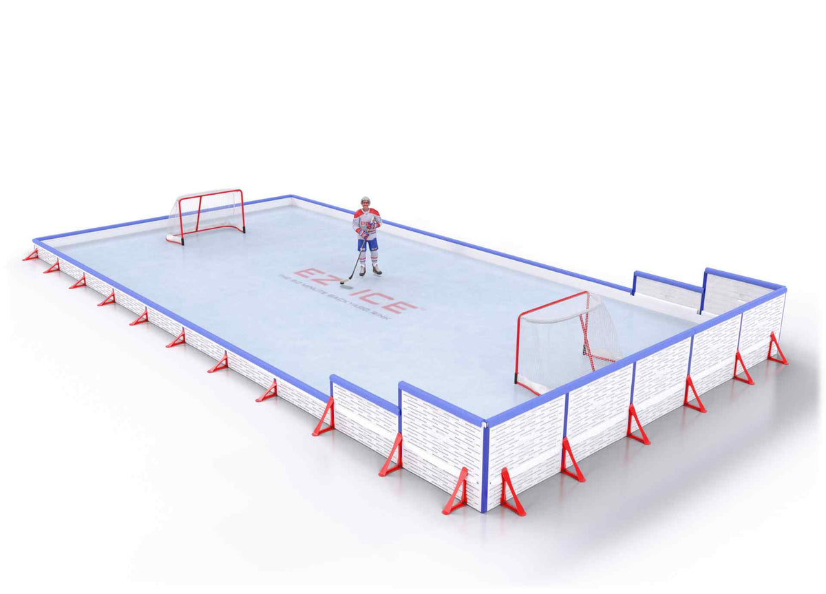 EZ ICE PRO Home Arena System ™ – Upgrade from [ORG // 15ft * 30ft // Classic-Classic-Classic // Square Corners // No Bumpers] to [ORG // 25ft * 50ft // Classic-Classic-Arena // Square Corners // With Bumpers] - WUP000038482