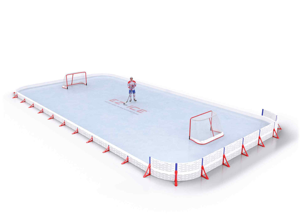 EZ ICE PRO Home Arena System ™ – Upgrade from [ORG // 40ft * 80ft // Classic-Classic-Classic // Round Corners // No Bumpers] to [ORG // 35ft * 70ft // Classic-Classic-Double // Round Corners // No Bumpers] - WUP000037561