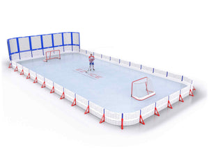 EZ ICE PRO Home Arena System ™ – Upgrade from [PRO // 25ft * 50ft // Net-Double-Double // Round Corners // No Bumpers] to [PRO // 30ft * 60ft // Net-Double-Double // Round Corners // No Bumpers] - WUP000037215