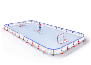 EZ ICE PRO Home Arena System ™ – Upgrade from [PRO // 30ft * 50ft // Classic-Classic-Classic // Round Corners // With Bumpers] to [PRO // 30ft * 50ft // Double-Double-Double // Round Corners // With Bumpers] - WUP000037117
