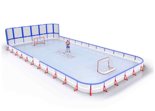 EZ ICE PRO Home Arena System ™ – Upgrade from [PRO // 30ft * 50ft // Double-Double-Double // Round Corners // With Bumpers] to [PRO // 30ft * 50ft // Net-Double-Double // Round Corners // With Bumpers] - WUP000040465