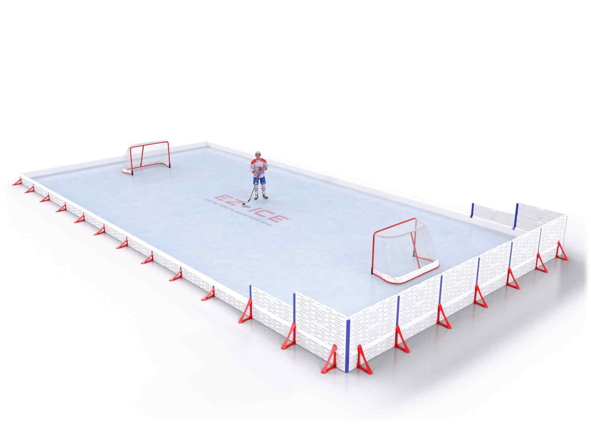 EZ ICE PRO Home Arena System ™ – Upgrade from [PRO // 25ft * 45ft // Classic-Classic-Classic // Square Corners // With Bumpers] to [PRO // 30ft * 45ft // Classic-Classic-Arena // Square Corners // No Bumpers] - WUP000040146