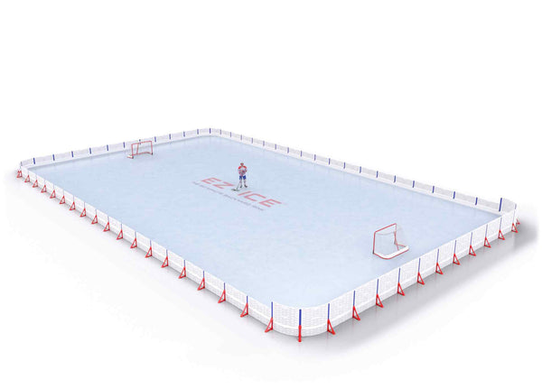 EZ ICE PRO Home Arena System ™ – New Rink: [PRO // 60ft * 100ft // Double-Double-Arena // Round Corners // No Bumpers] - 060100DDARXX