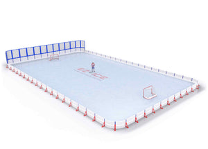 EZ ICE PRO Home Arena System ™ – New Rink: [PRO // 60ft * 100ft // Net-Double-Double // Round Corners // No Bumpers] - 060100NDDRXX