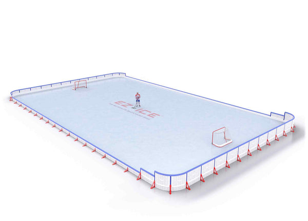 EZ ICE PRO Home Arena System ™ – Upgrade from [PRO // 30ft * 90ft // Classic-Classic-Classic // Round Corners // With Bumpers] to [PRO // 60ft * 100ft // Double-Classic-Arena // Round Corners // With Bumpers] - WUP000039127
