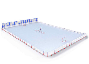 EZ ICE PRO Home Arena System ™ – New Rink: [PRO // 80ft * 120ft // Net-Double-Arena // Round Corners // No Bumpers] - 080120NDARXX