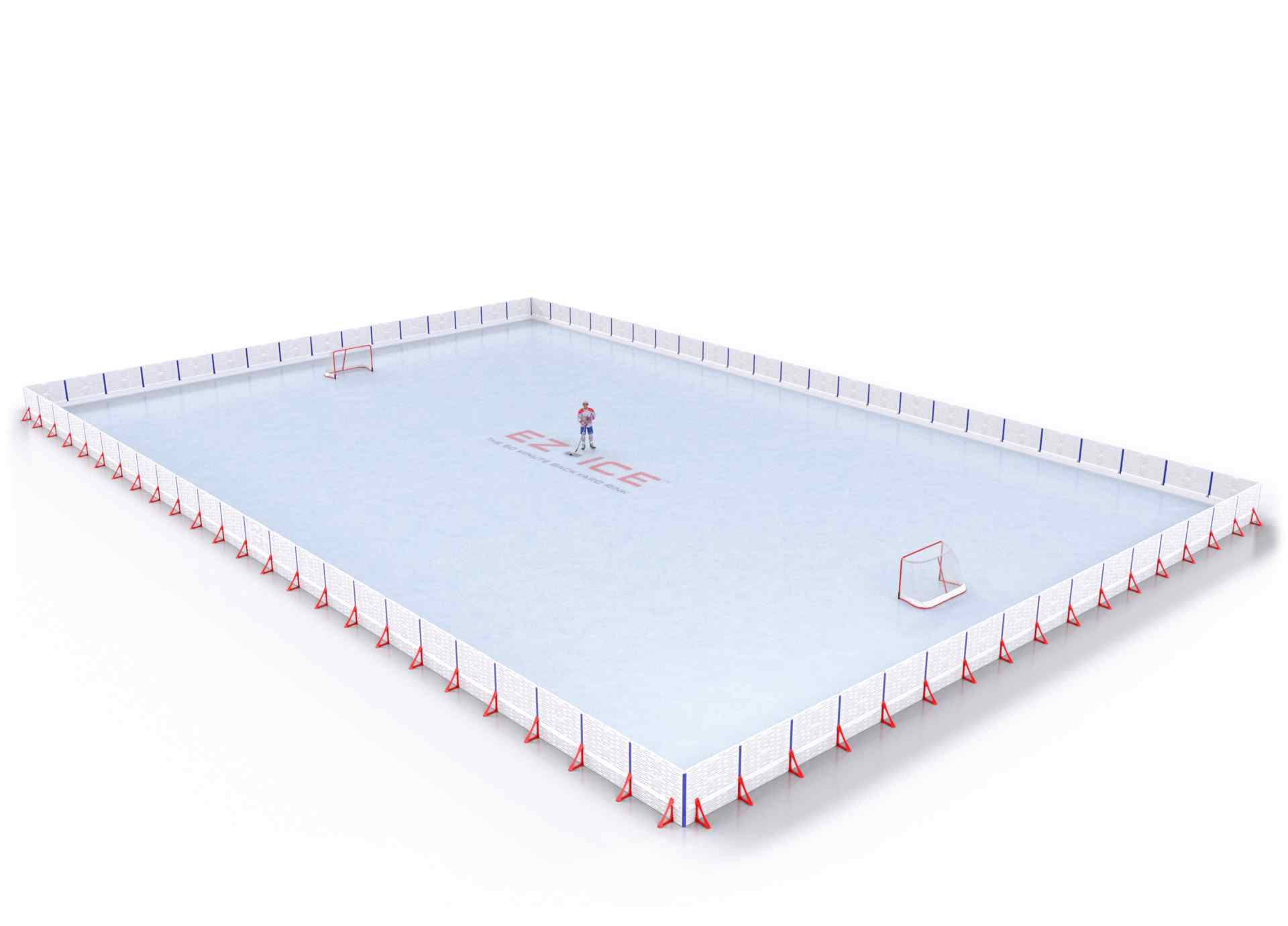 Pro Hockey Rink EZ ICE PRO Home Arena System ™ – New Synthetic Ice / Street Hockey Rin ...