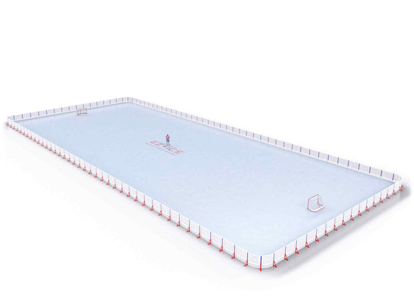 EZ ICE PRO Home Arena System ™ – New Synthetic Ice / Street Hockey Rink: [PRO // 85ft * 200ft // Arena-Arena-Arena // Round Corners // No Bumpers] - 085200AAARXS