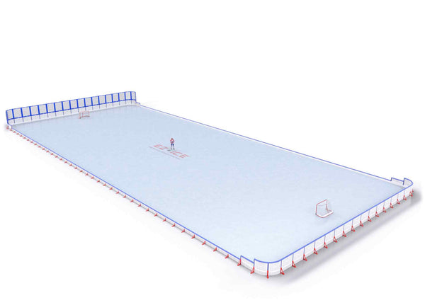 EZ ICE PRO Home Arena System ™ – New Rink: [PRO // 85ft * 200ft // Net-Classic-Arena // Round Corners // With Bumpers] - 085200NCARBX