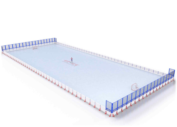 EZ ICE PRO Home Arena System ™ – Upgrade from [EZ ICE Quick Start Kit] to [PRO // 85ft * 200ft // Net-Arena-Net // Square Corners // No Bumpers] - WUPQSK039696
