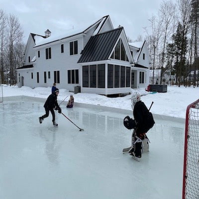 Backyard Ice Hockey Rinks – Best Home Ice Skating Rink Kits – EZ ICE