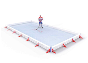 EZ ICE PRO Home Arena System ™ – New Rink: [PRO // 15ft * 20ft // Classic-Classic-Classic // Square Corners // No Bumpers] - 015020CCCSXX