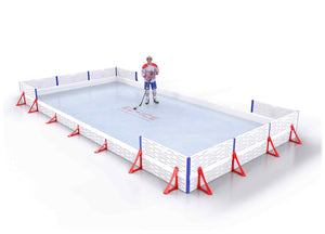 EZ ICE PRO Home Arena System ™ – Upgrade from [PRO // 15ft * 30ft // Classic-Classic-Classic // Square Corners // No Bumpers] to [PRO // 15ft * 30ft // Double-Classic-Double // Square Corners // No Bumpers] - WUP000006283