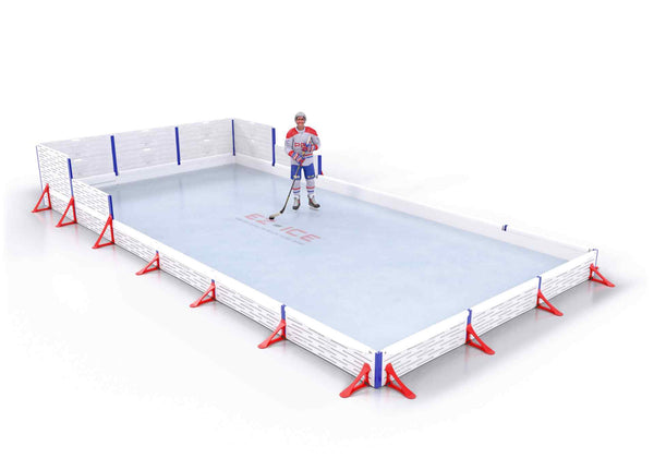 EZ ICE PRO Home Arena System ™ – New Rink: [PRO // 15ft * 20ft // Arena-Classic-Classic // Square Corners // No Bumpers] - 015020ACCSXX