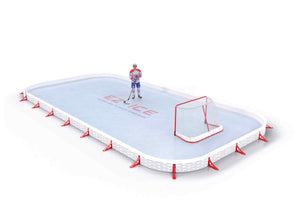 EZ ICE PRO Home Arena System ™ – New Rink: [PRO // 20ft * 25ft // Classic-Classic-Classic // Round Corners // No Bumpers] - 020025CCCRXX