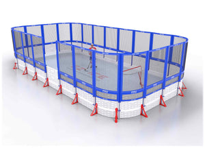 EZ ICE PRO Home Arena System ™ – Upgrade from [PRO // 20ft * 40ft // Net-Double-Net // Round Corners // No Bumpers] to [PRO // 20ft * 40ft // Net-Net-Net // Round Corners // No Bumpers] - WUP000005743