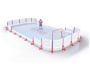 EZ ICE PRO Home Arena System ™ – New Rink: [PRO // 20ft * 40ft // Arena-Classic-Arena // Round Corners // No Bumpers] - 020040ACARXX