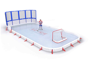 EZ ICE PRO Home Arena System ™ – Upgrade from [PRO // 20ft * 50ft // Classic-Classic-Classic // Round Corners // No Bumpers] to [PRO // 20ft * 45ft // Net-Classic-Classic // Round Corners // No Bumpers] - WUP000002516