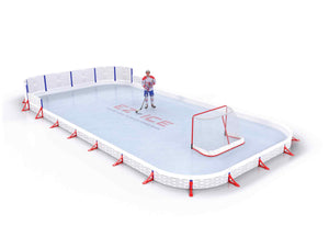 EZ ICE PRO Home Arena System ™ – Upgrade from [ORG // 20ft * 40ft // Classic-Classic-Classic // Round Corners // No Bumpers] to [ORG // 20ft * 40ft // Arena-Classic-Classic // Round Corners // No Bumpers] - WUP000002472