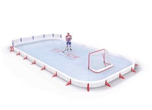 EZ ICE PRO Home Arena System ™ – New Rink: [PRO // 20ft * 40ft // Double-Classic-Classic // Round Corners // No Bumpers] - 020040DCCRXX