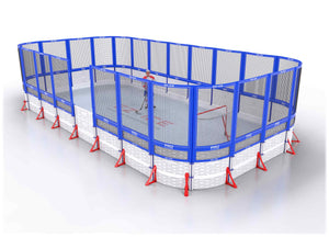 EZ ICE PRO Home Arena System ™ – Upgrade from [PRO // 20ft * 50ft // Net-Classic-Net // Round Corners // No Bumpers] to [PRO // 20ft * 50ft // Net-Net-Net // Round Corners // With Bumpers] - WUP000004627