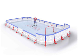 EZ ICE PRO Home Arena System ™ – Upgrade from [ORG // 20ft * 35ft // Classic-Classic-Classic // Round Corners // No Bumpers] to [ORG // 20ft * 35ft // Double-Double-Arena // Round Corners // With Bumpers] - WUP000003310
