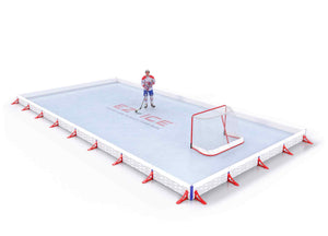 EZ ICE PRO Home Arena System ™ – Upgrade from [ORG // 15ft * 30ft // Classic-Classic-Classic // Round Corners // No Bumpers] to [ORG // 20ft * 40ft // Classic-Classic-Classic // Square Corners // No Bumpers] - WUP000002414