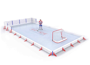 EZ ICE PRO Home Arena System ™ – New Rink: [PRO // 20ft * 25ft // Arena-Classic-Classic // Square Corners // No Bumpers] - 020025ACCSXX
