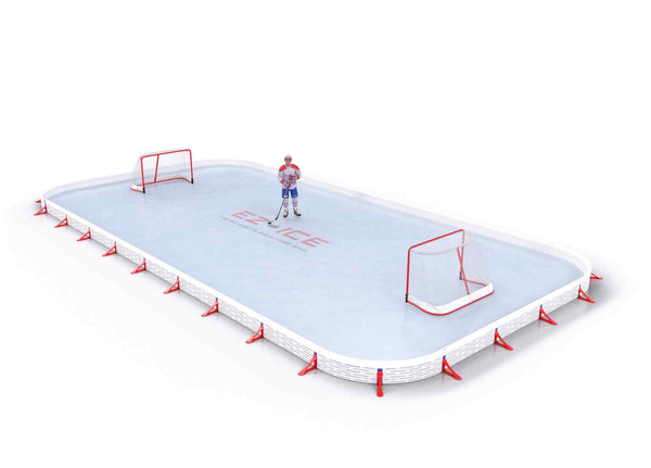 EZ ICE PRO Home Arena System ™ – Upgrade from [ORG // 25ft * 40ft // Classic-Classic-Classic // Round Corners // No Bumpers] to [ORG // 25ft * 50ft // Classic-Classic-Classic // Round Corners // No Bumpers] - WUP000036783