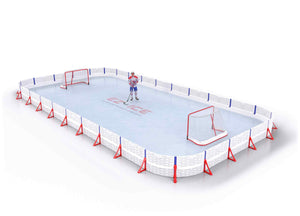 EZ ICE PRO Home Arena System ™ – Upgrade from [PRO // 25ft * 50ft // Double-Classic-Double // Round Corners // No Bumpers] to [PRO // 25ft * 50ft // Double-Double-Double // Round Corners // No Bumpers] - WUP000002018