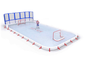 EZ ICE PRO Home Arena System ™ – Upgrade from [PRO // 25ft * 50ft // Classic-Classic-Classic // Square Corners // No Bumpers] to [PRO // 25ft * 60ft // Net-Classic-Classic // Round Corners // No Bumpers] - WUP000002983