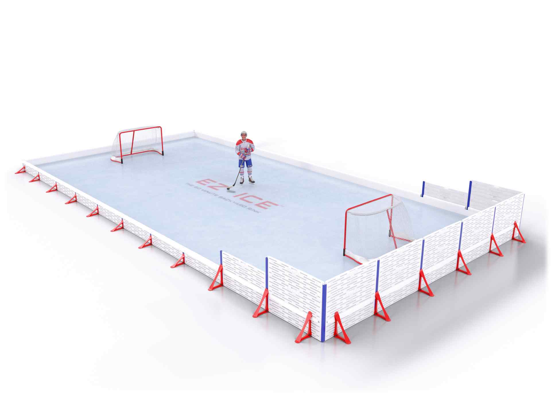EZ ICE PRO Home Arena System ™ – Upgrade from [ORG // 25ft * 50ft // Classic-Classic-Classic // Square Corners // No Bumpers] to [ORG // 25ft * 50ft // Classic-Classic-Arena // Square Corners // No Bumpers] - WUP000002487