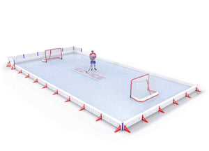 EZ ICE PRO Home Arena System ™ – New Rink: [PRO // 25ft * 35ft // Double-Classic-Classic // Square Corners // No Bumpers] - 025035DCCSXX