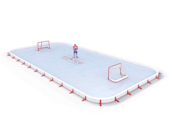 EZ ICE PRO Home Arena System ™ – Upgrade from [ORG // 25ft * 50ft // Classic-Classic-Classic // Round Corners // No Bumpers] to [ORG // 30ft * 55ft // Classic-Classic-Classic // Round Corners // No Bumpers] - WUP000013719