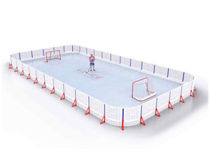 EZ ICE PRO Home Arena System ™ – New Rink: [PRO // 30ft * 60ft // Arena-Arena-Arena // Round Corners // No Bumpers] - 030060AAARXX