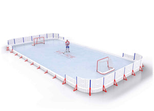 EZ ICE PRO Home Arena System ™ – New Rink: [PRO // 30ft * 60ft // Arena-Classic-Arena // Round Corners // No Bumpers] - 030060ACARXX