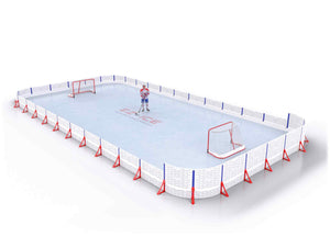 EZ ICE PRO Home Arena System ™ – New Rink: [PRO // 30ft * 70ft // Double-Double-Arena // Round Corners // No Bumpers] - 030070DDARXX