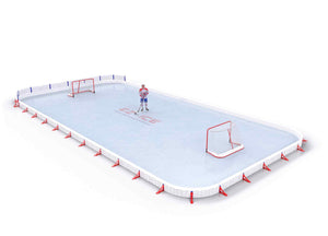 EZ ICE PRO Home Arena System ™ – Upgrade from [ORG // 25ft * 40ft // Double-Classic-Classic // Round Corners // No Bumpers] to [ORG // 30ft * 50ft // Double-Classic-Classic // Round Corners // No Bumpers] - WUP000002224