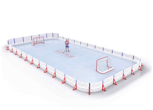 EZ ICE PRO Home Arena System ™ – New Rink: [PRO // 30ft * 60ft // Arena-Double-Double // Round Corners // No Bumpers] - 030060ADDRXX