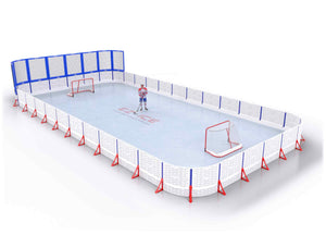 EZ ICE PRO Home Arena System ™ – Upgrade from [PRO // 30ft * 60ft // Arena-Arena-Arena // Round Corners // No Bumpers] to [PRO // 30ft * 60ft // Net-Arena-Arena // Round Corners // No Bumpers] - WUP000002398