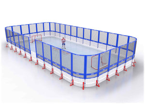 EZ ICE PRO Home Arena System ™ – Upgrade from [PRO // 30ft * 60ft // Net-Classic-Net // Round Corners // No Bumpers] to [PRO // 30ft * 60ft // Net-Net-Net // Round Corners // With Bumpers] - WUP000006272
