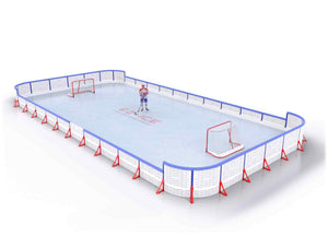 EZ ICE PRO Home Arena System ™ – Upgrade from [PRO // 30ft * 60ft // Arena-Classic-Arena // Round Corners // No Bumpers] to [PRO // 30ft * 60ft // Arena-Double-Arena // Round Corners // With Bumpers] - WUP000006187