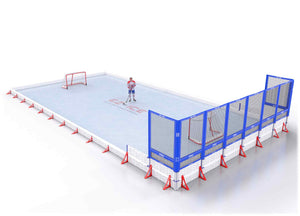 EZ ICE PRO Home Arena System ™ – Upgrade from [ORG // 30ft * 60ft // Classic-Classic-Classic // Square Corners // No Bumpers] to [ORG // 30ft * 60ft // Classic-Classic-Net // Square Corners // No Bumpers] - WUP000016224