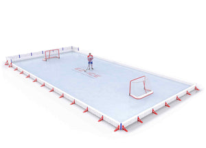 EZ ICE PRO Home Arena System ™ – Upgrade from [ORG // 30ft * 60ft // Classic-Classic-Classic // Square Corners // No Bumpers] to [ORG // 30ft * 60ft // Double-Classic-Classic // Square Corners // No Bumpers] - WUP000002313
