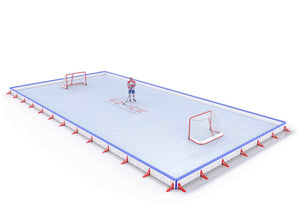 EZ ICE PRO Home Arena System ™ – Upgrade from [PRO // 25ft * 60ft // Classic-Classic-Classic // Square Corners // With Bumpers] to [PRO // 30ft * 70ft // Classic-Classic-Classic // Square Corners // With Bumpers] - WUP000002571