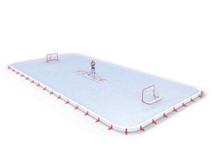 EZ ICE PRO Home Arena System ™ – New Rink: [PRO // 40ft * 60ft // Classic-Classic-Classic // Round Corners // No Bumpers] - 040060CCCRXX